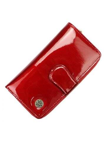 Damski skórzany portfel Gregorio NL-116 czerwony