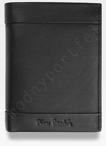 Portfel Męski Pierre Cardin Skórzany Klasyczny Czarny Tilak25 330 RFID