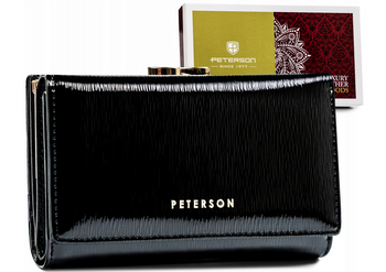 Średniej wielkości portfel damski ze skóry naturalnej — Peterson