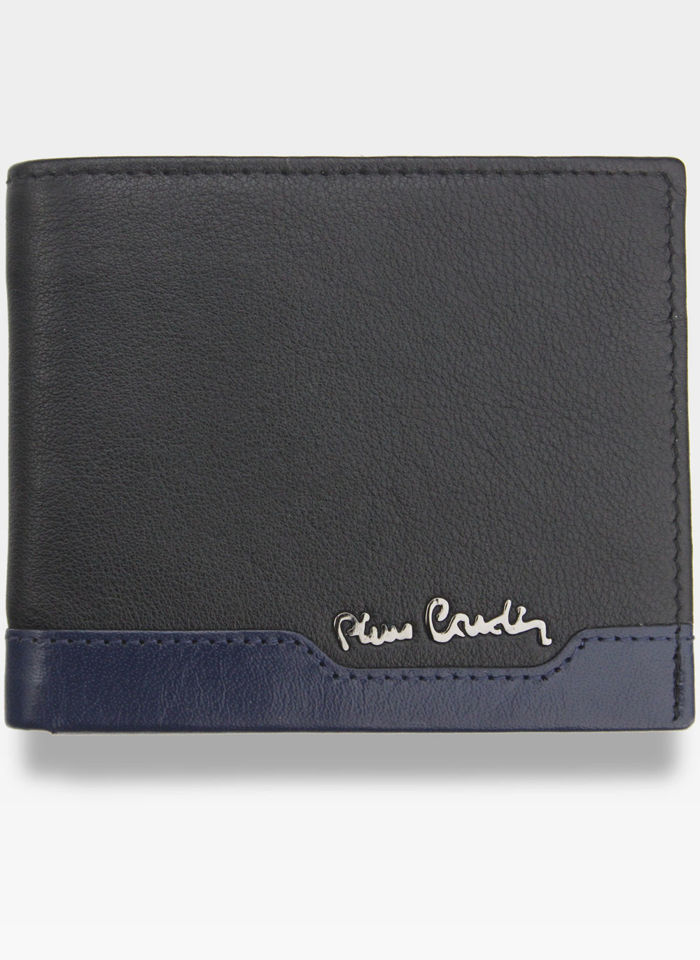 Męski portfel prawdziwa skóra Blue Mirror Pierre Cardin Tilak37 8824 RFID