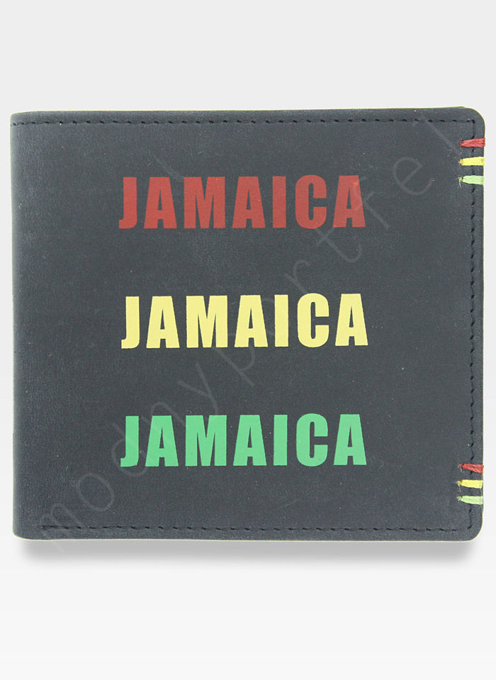 Portfel Męski Mustard JAMAICA Reggae Rasta Na prezent