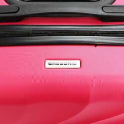 Mała Walizka Gregorio W3002 S20 Różowy ABS - Obrotowe Kółka 360° z Zamkiem Szyfrowym