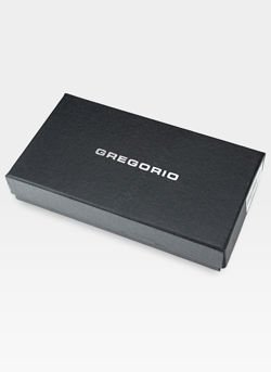Portfel Damski Gregorio GF107 Skóra Naturalna Czerwony Poziomy RFID Secure