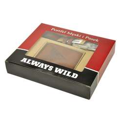 Zestaw prezentowy Always Wild PSB-N7-01-GG jasny brąz